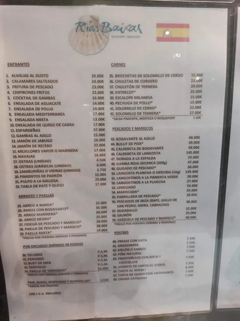 Menu_Rias Baixas_Sant Antoni de Portmany_immagine_1