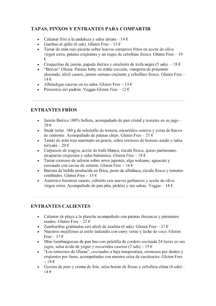 Menu_Restaurante Ohana Santa Eulalia_Santa Eulalia del Río_image_4