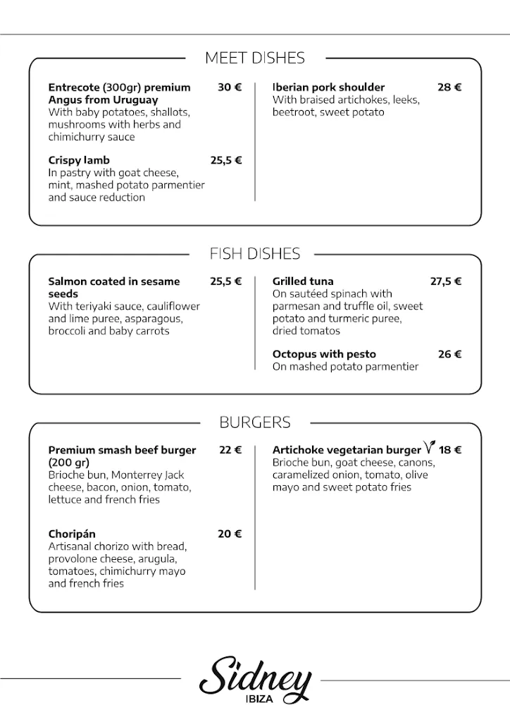 Menu_Café Sidney_Santa Eulalia del Río_immagine_2