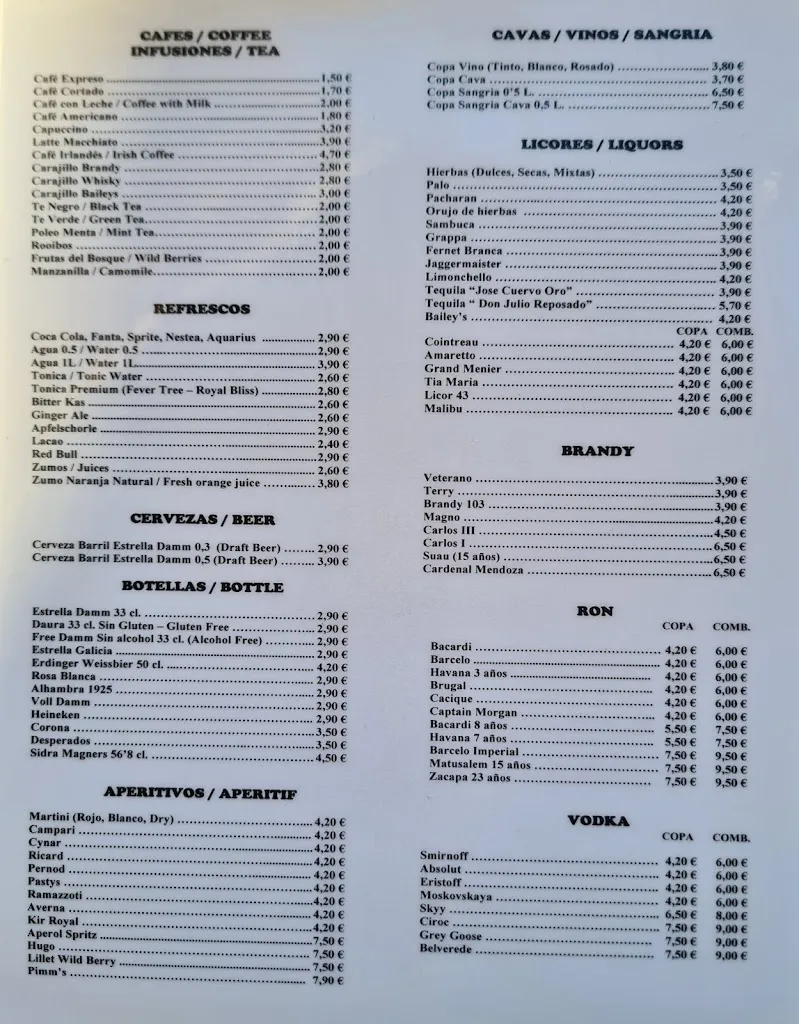 Menu_Restaurant Pizzeria Sa Coma_Sant Llorenç des Cardassar_image_1