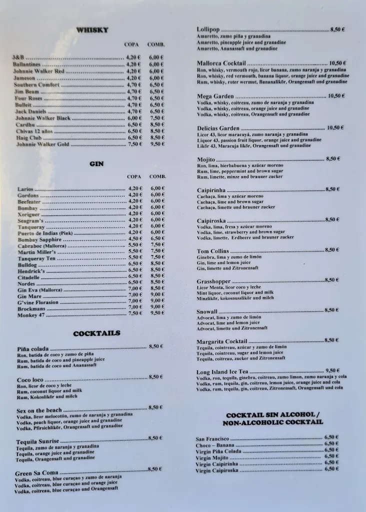 Menu_Restaurant Pizzeria Sa Coma_Sant Llorenç des Cardassar_image_2