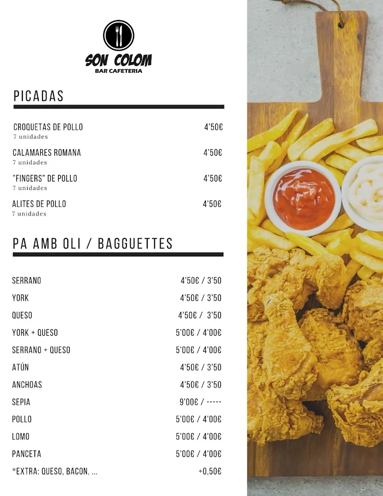 Menu_Bar Cafeteria Son Colom_Sant Llorenç des Cardassar_image_3