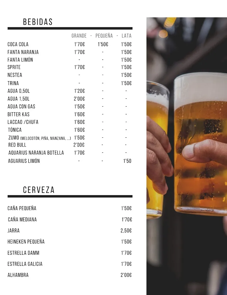 Menu_Bar Cafeteria Son Colom_Sant Llorenç des Cardassar_image_4