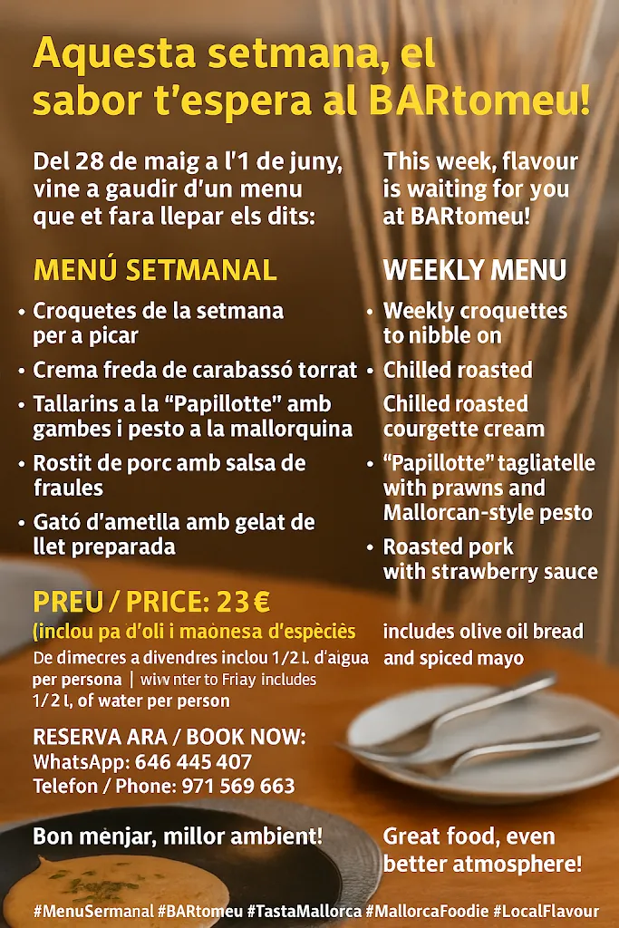 Menu_Tomeu Caldentey Cuiner_Sant Llorenç des Cardassar_immagine_1