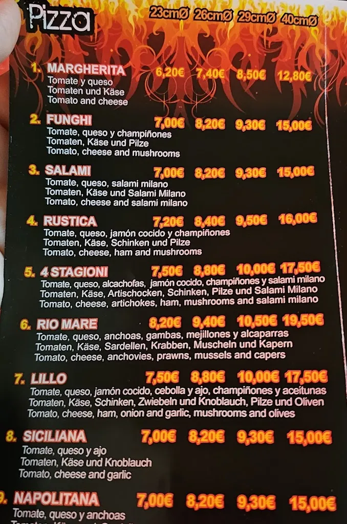 Menu_Frankys Pizzas_Sant Llorenç des Cardassar_immagine_3