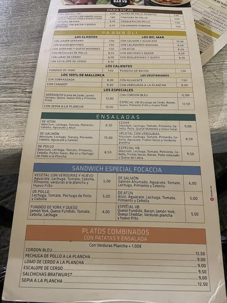 Menu_Bar VB_Sant Llorenç des Cardassar_image_4