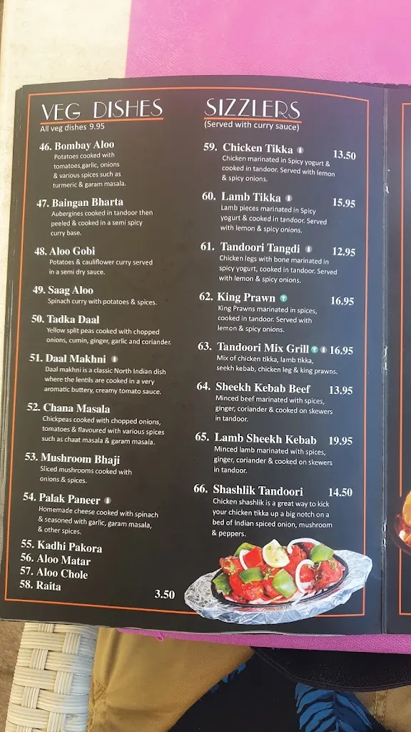 Menu_Indian Taj Tandoori Restaurant_Sant Llorenç des Cardassar_image_3