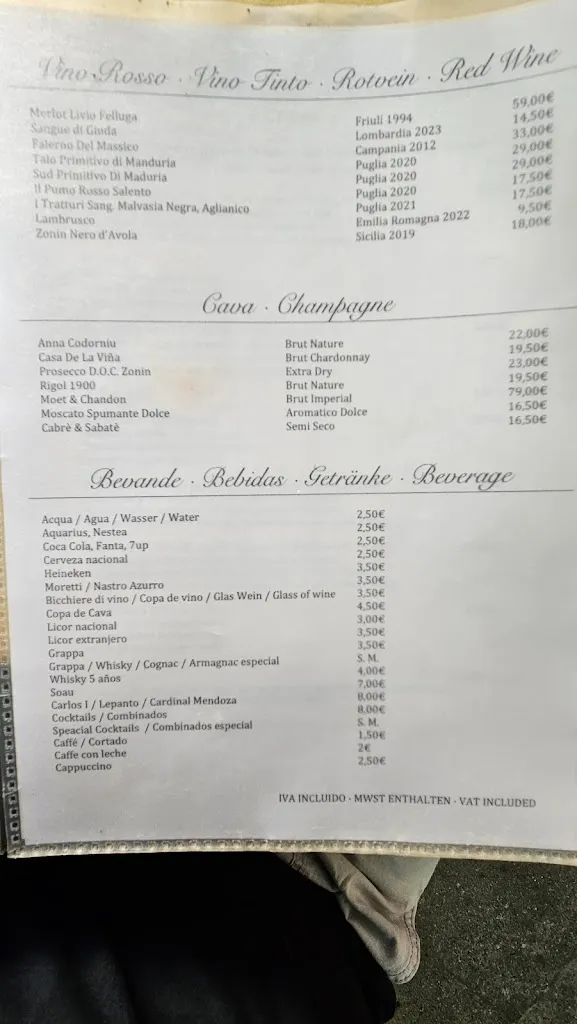 Menu_Le Chiacchiere_Sant Llorenç des Cardassar_image_3