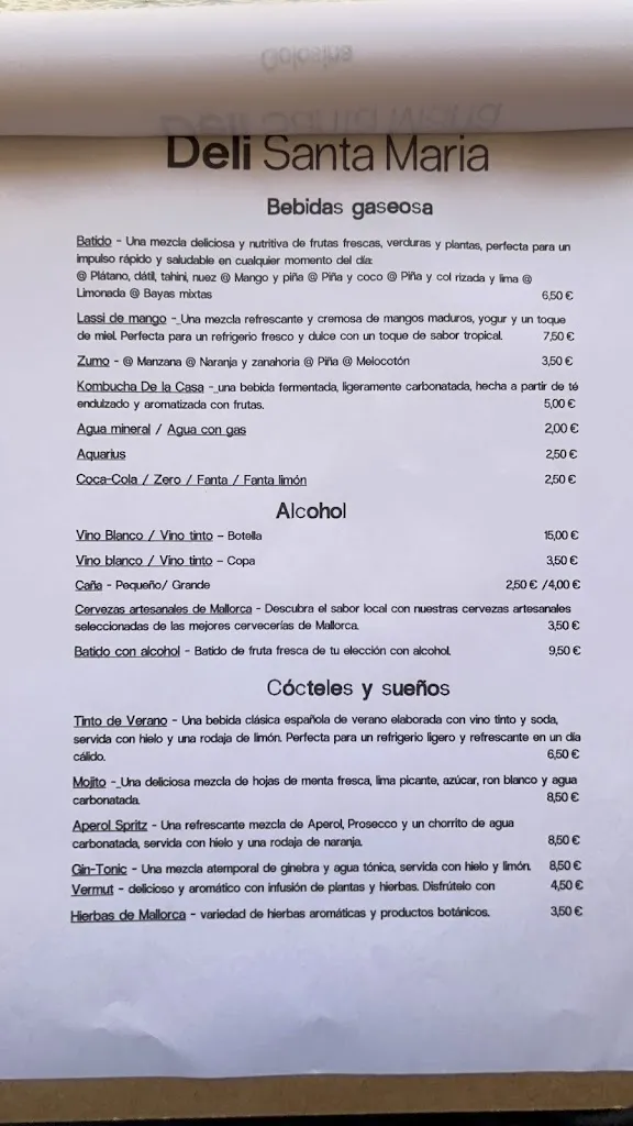 Menu_Deli - Santa Maria_Santa María del Camí_image_1