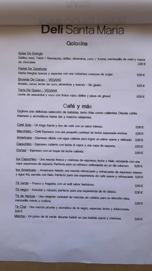 Menu_Deli - Santa Maria_Santa María del Camí_image_3