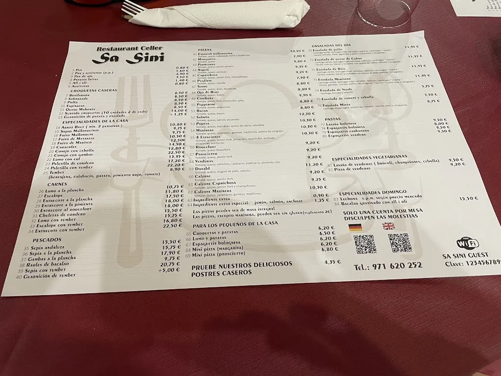 Menu_Restaurant Pizzeria Celler Sa Sini_Santa María del Camí_image_3