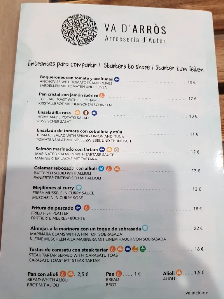 Menu_Va d’Arròs Arrosseria d’Autor_Santa María del Camí_image_3