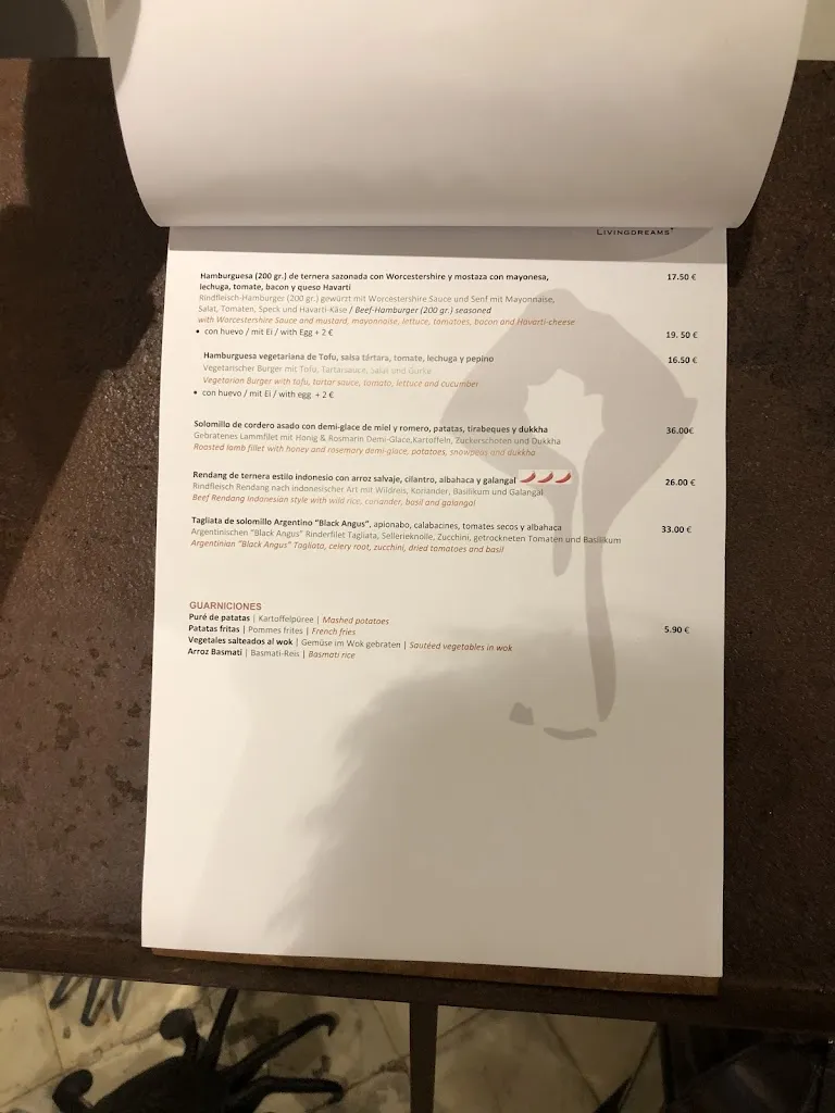 Menu_LIVINGDREAMS Restaurant 19 Mallorca_Santa María del Camí_image_2