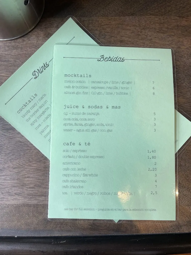 Menu_The Border_Santa María del Camí_image_4