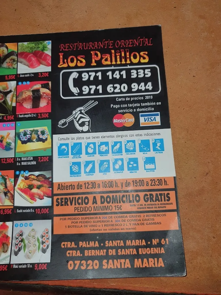 Menu_Restaurante oriental los palillos_Santa María del Camí_image_3