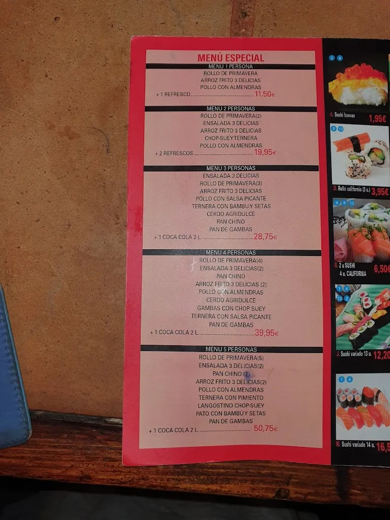 Menu_Restaurante oriental los palillos_Santa María del Camí_image_4