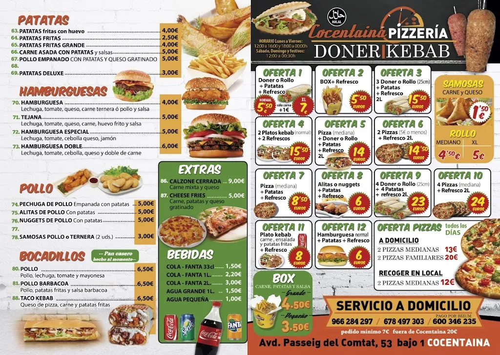 Menu_Pizzeria Doner Kebab Cocentaina_Cocentaina_image_1