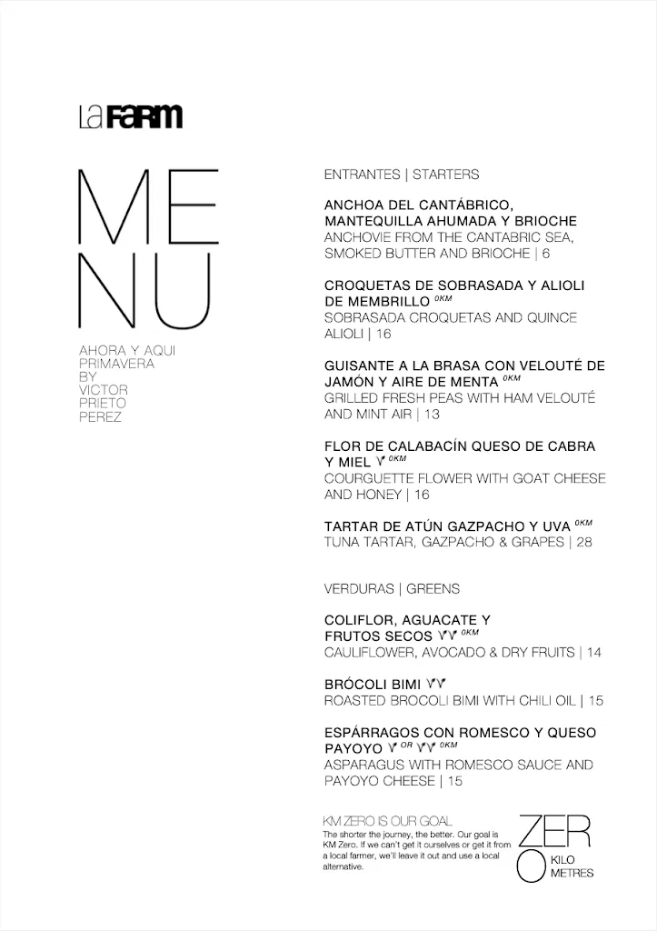 Menu_La Farm_Santa María del Camí_image_1