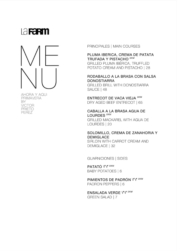 Menu_La Farm_Santa María del Camí_image_2