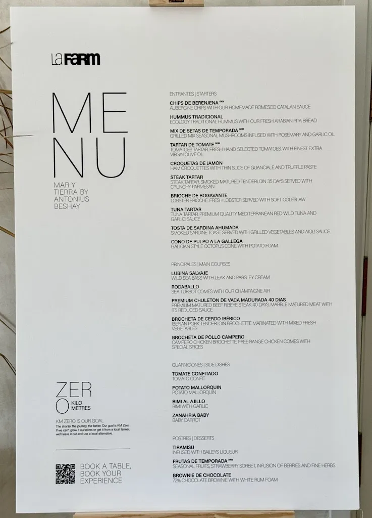 Menu_La Farm_Santa María del Camí_image_4
