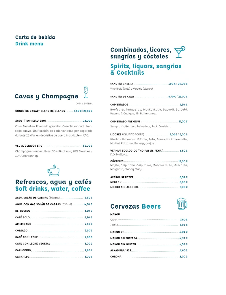 Menu_Restaurant Ca n'Esmeralda_Sant Josep de sa Talaia_immagine_1