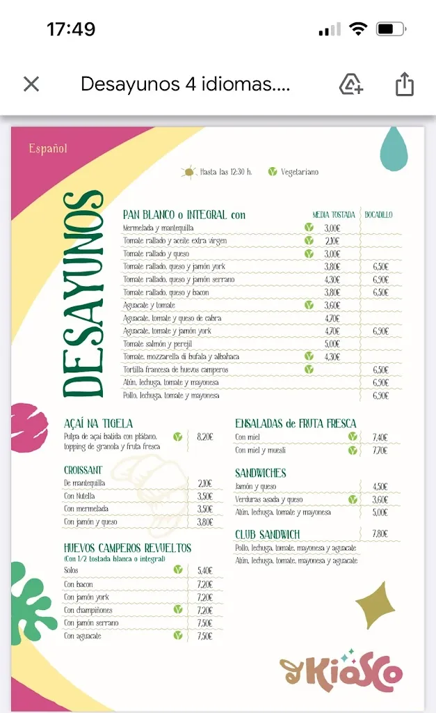 Menu_El Kiosko_Sant Josep de sa Talaia_image_3