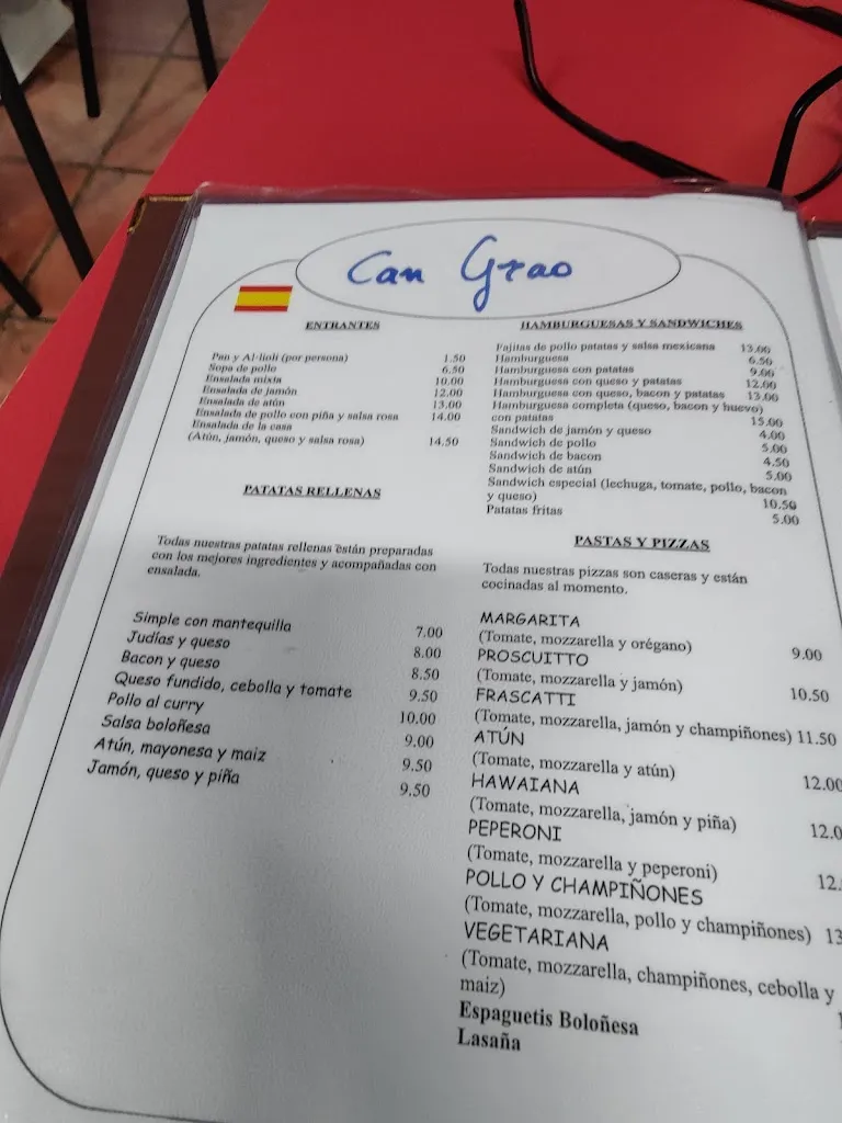 Menu_Bar Restaurant Can Grao_Sant Josep de sa Talaia_image_1