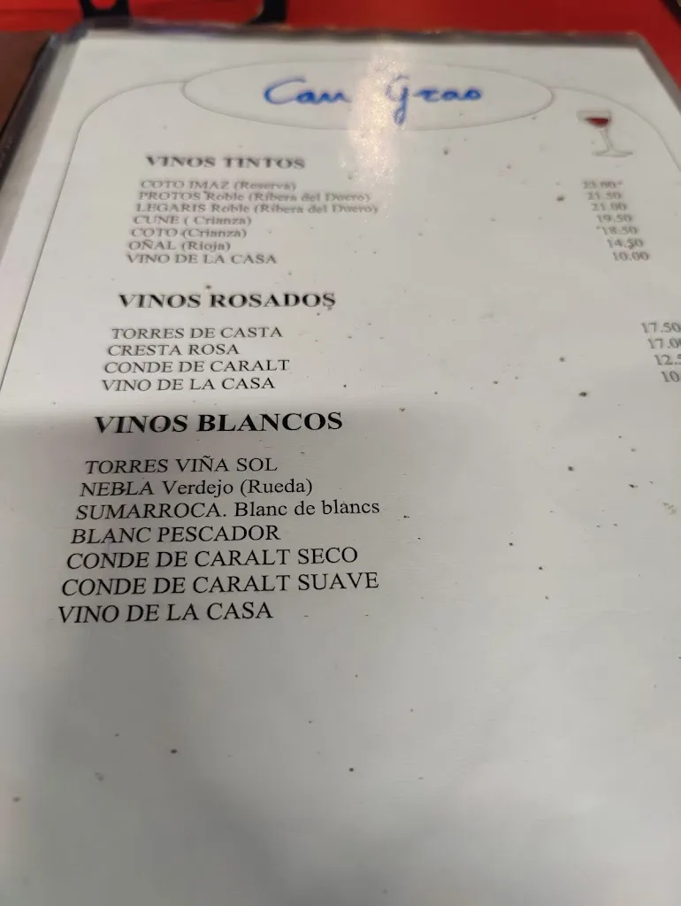 Menu_Bar Restaurant Can Grao_Sant Josep de sa Talaia_image_2