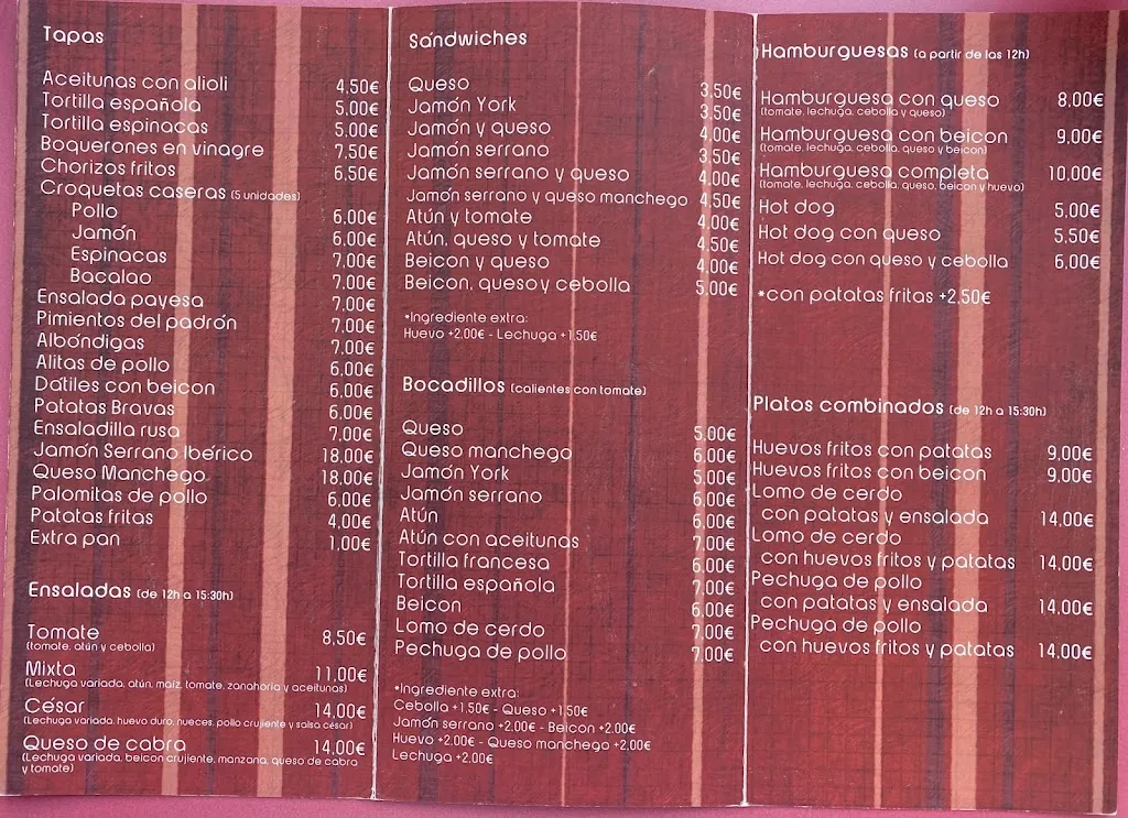 Menu_Can Bernat Vinya_Sant Josep de sa Talaia_image_1