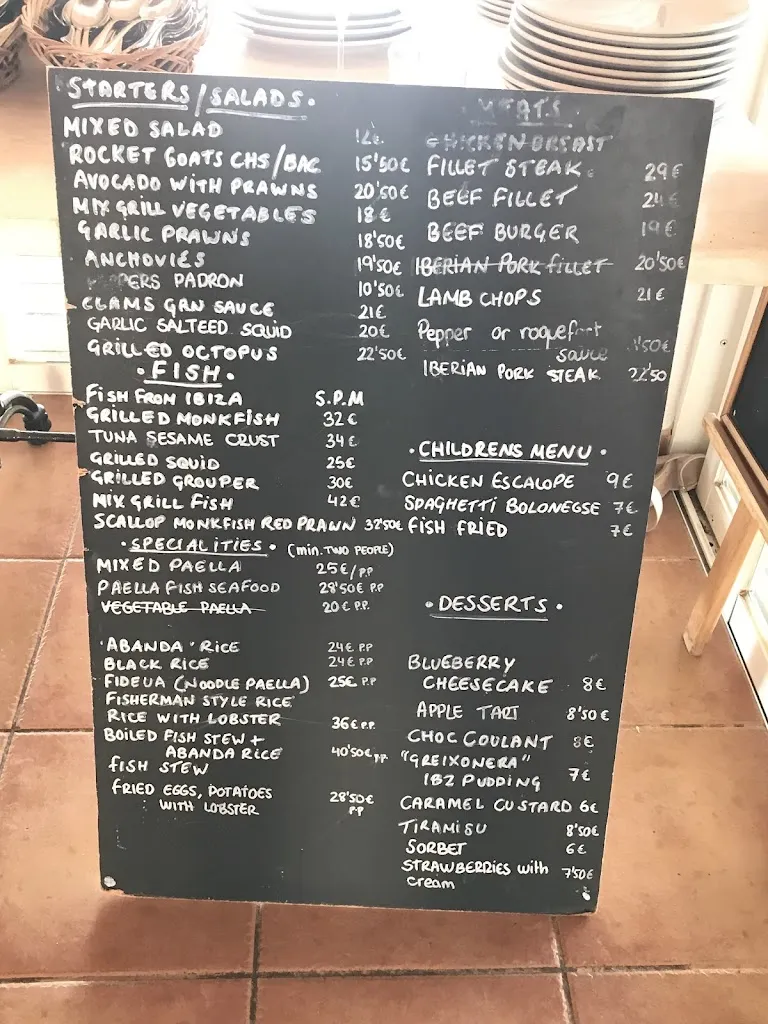 Menu_Ses Roques Restaurant_Sant Josep de sa Talaia_image_4