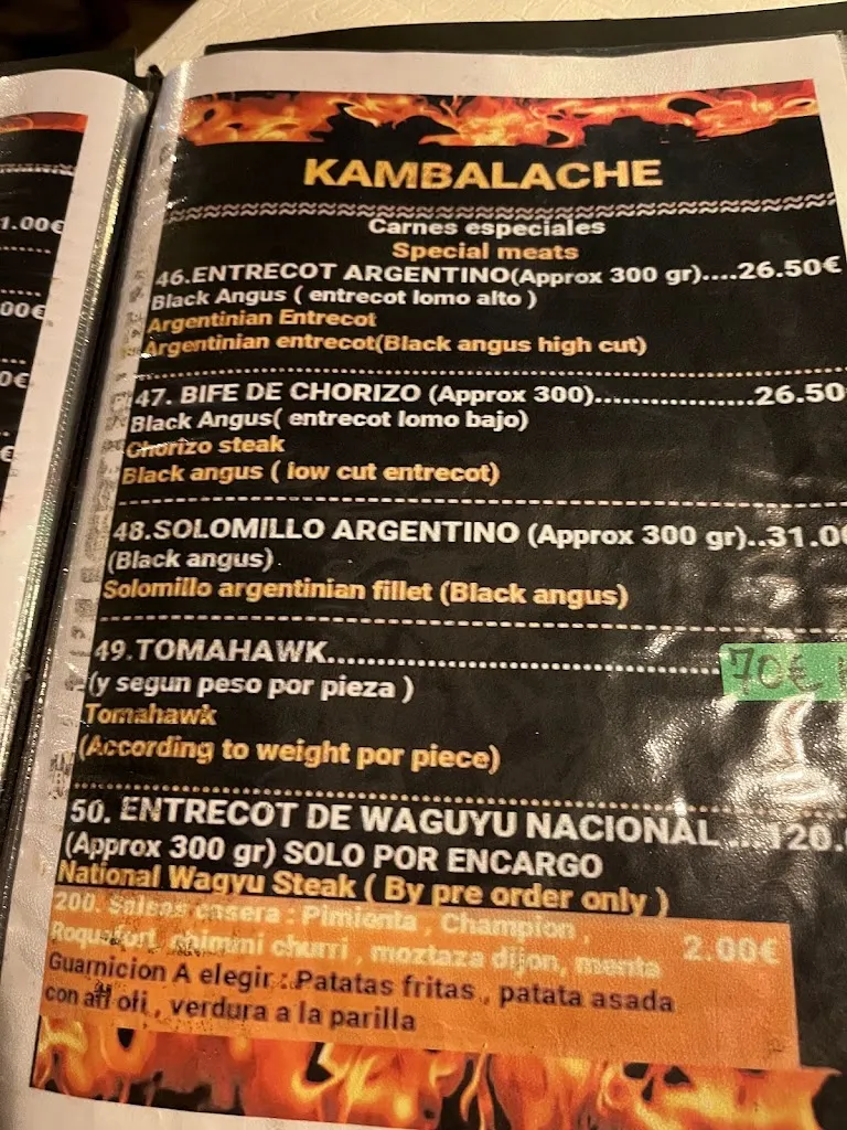 Menu_Kambalache Asador Argentino catral_Catral_image_3
