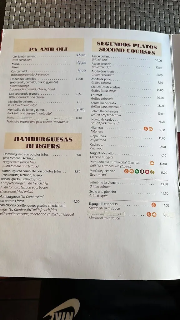 Menu_Asador La Cumbrecita_Son Ferrer_image_3