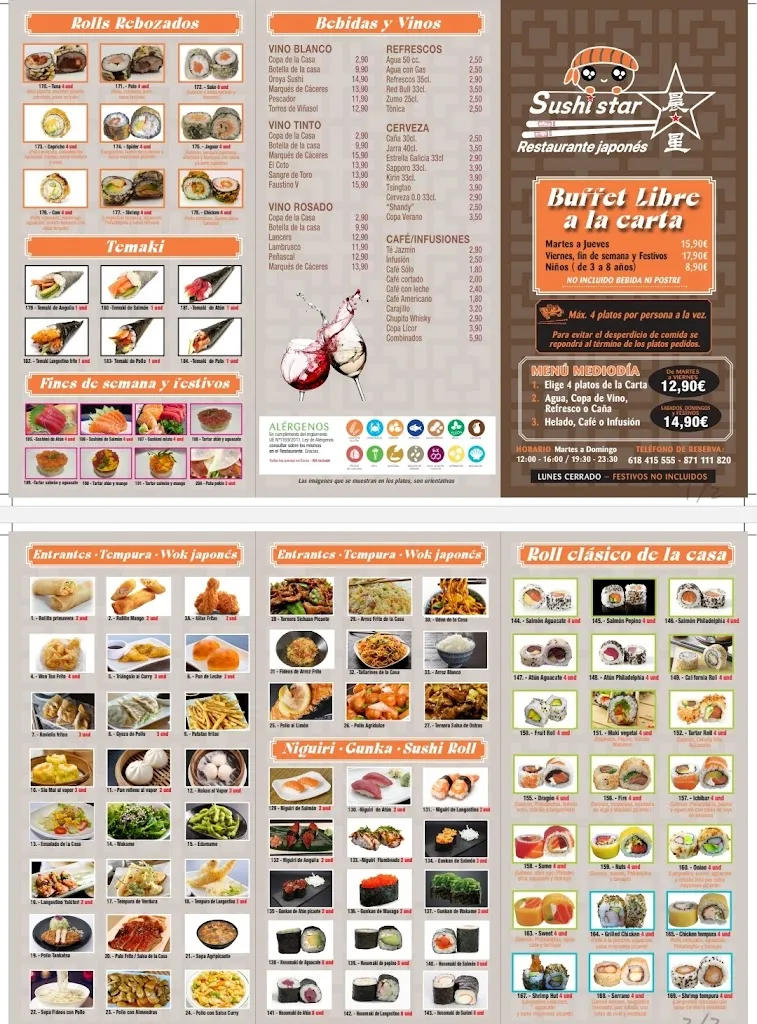 Menu_Restaurante SushiStar_Son Ferrer_image_1