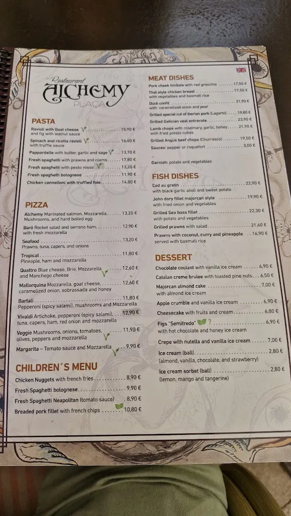 Menu_Alchemy Restaurante_Santanyí_image_1