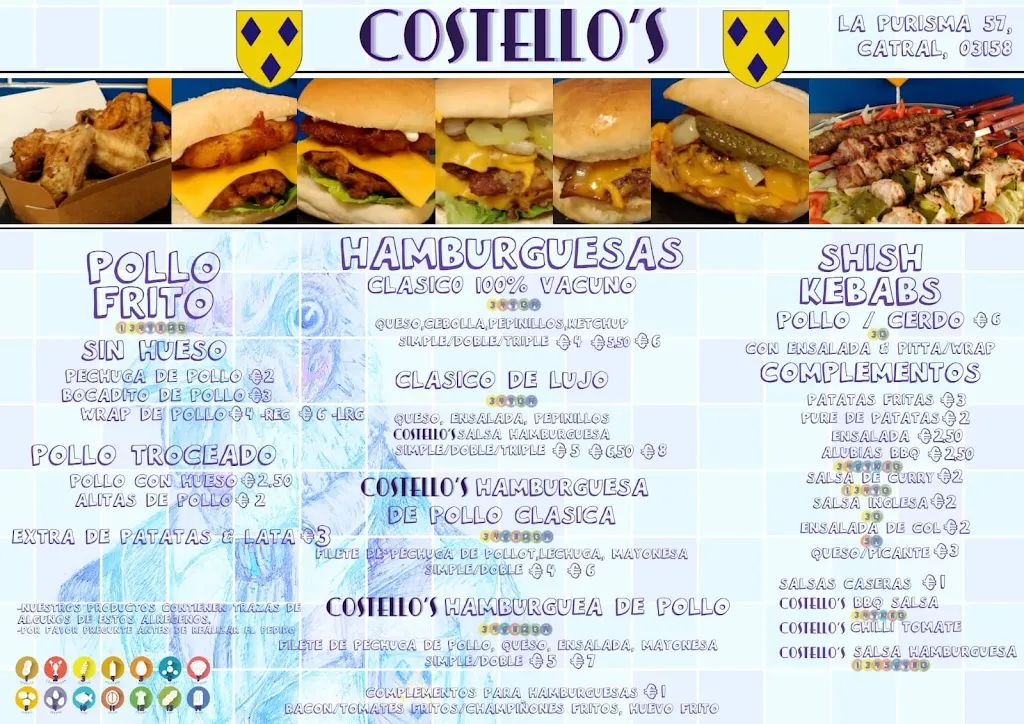 Menu_COSTELLO'S_Catral_immagine_2