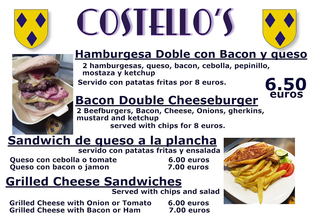 Menu_COSTELLO'S_Catral_immagine_4