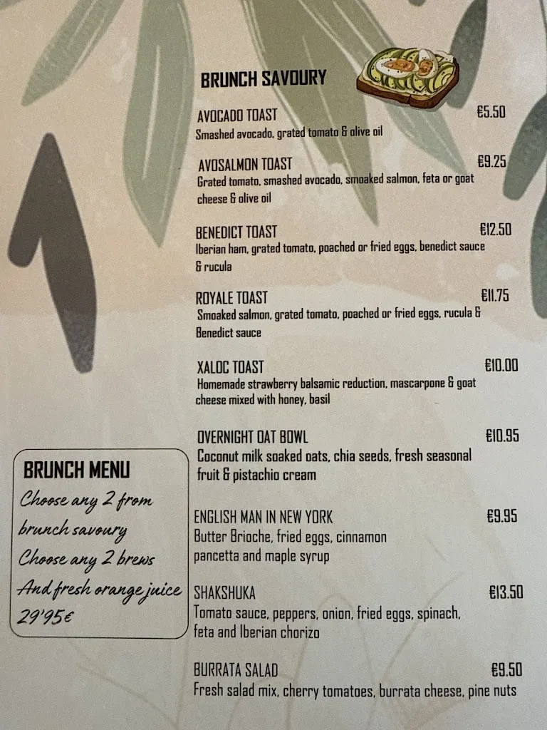 Menu_Xaloc Brunch & Cocktails_Santanyí_image_2