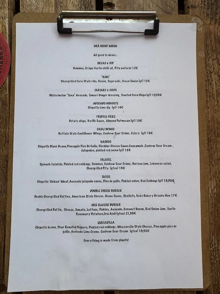 Menu_Grá Irish Gastropub by foodjuicepassion_Santanyí_image_1