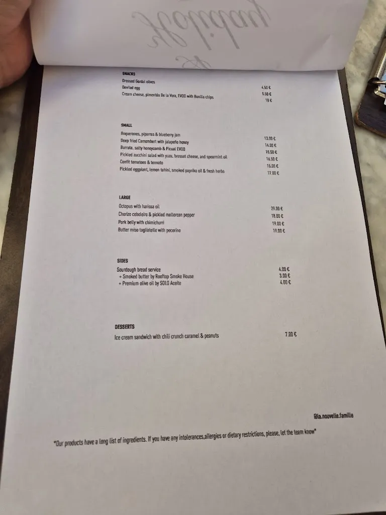 Menu_La Nouvelle Famille_Santanyí_image_1