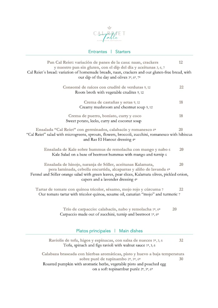 Menu_Restaurant Cal Reiet's Table_Santanyí_image_2