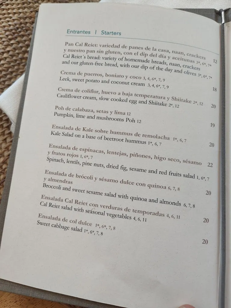 Menu_Restaurant Cal Reiet's Table_Santanyí_image_3
