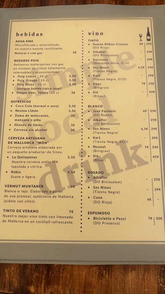 Menu_QuitaPenas Valldemossa_Valldemossa_image_2