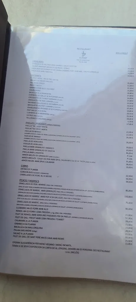 Menu_Restaurant Es Port de Valldemossa_Valldemossa_image_3