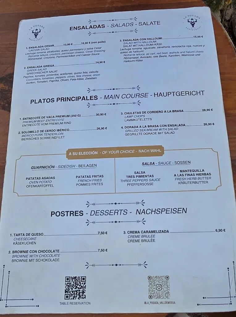 Menu_La Posada_Valldemossa_image_1