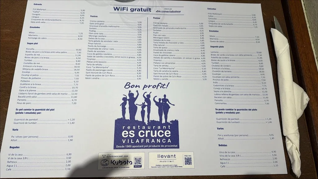 Menu_Es Cruce_Vilafranca de Bonany_image_2