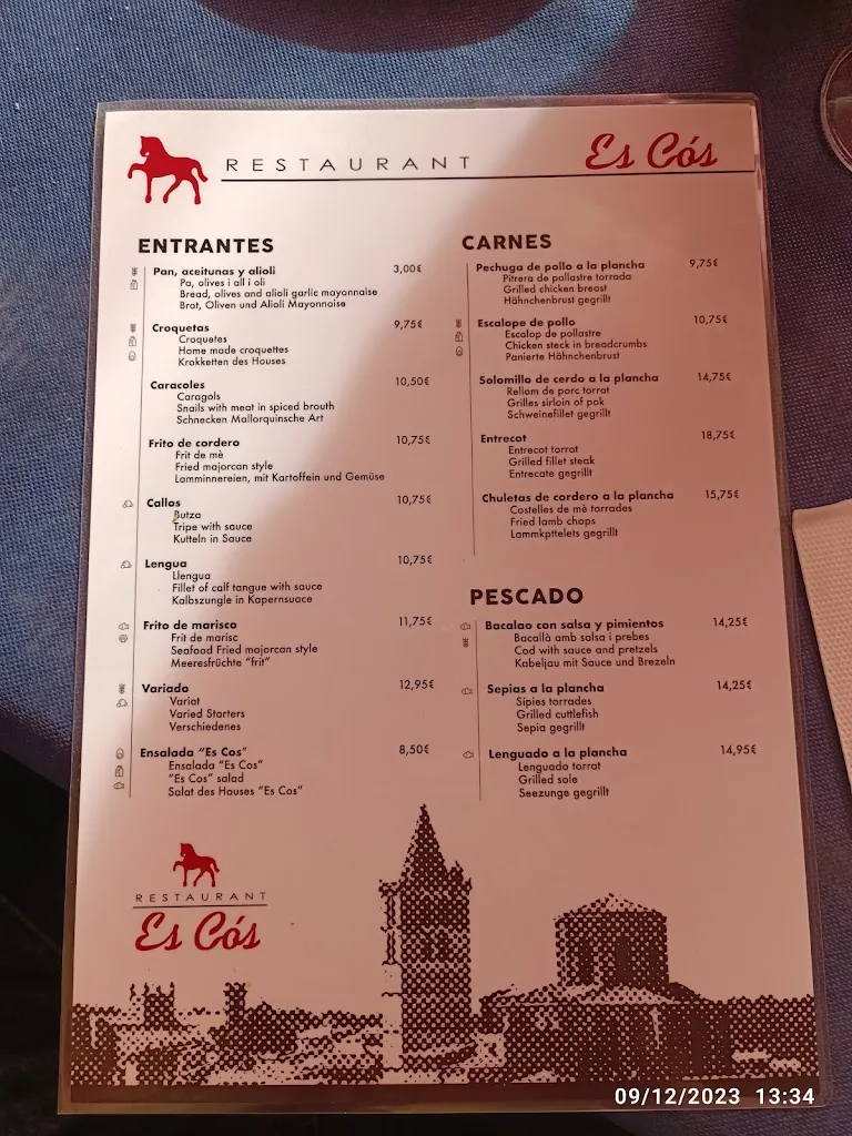 Menu_ES CÓS restaurant_Sineu_image_4