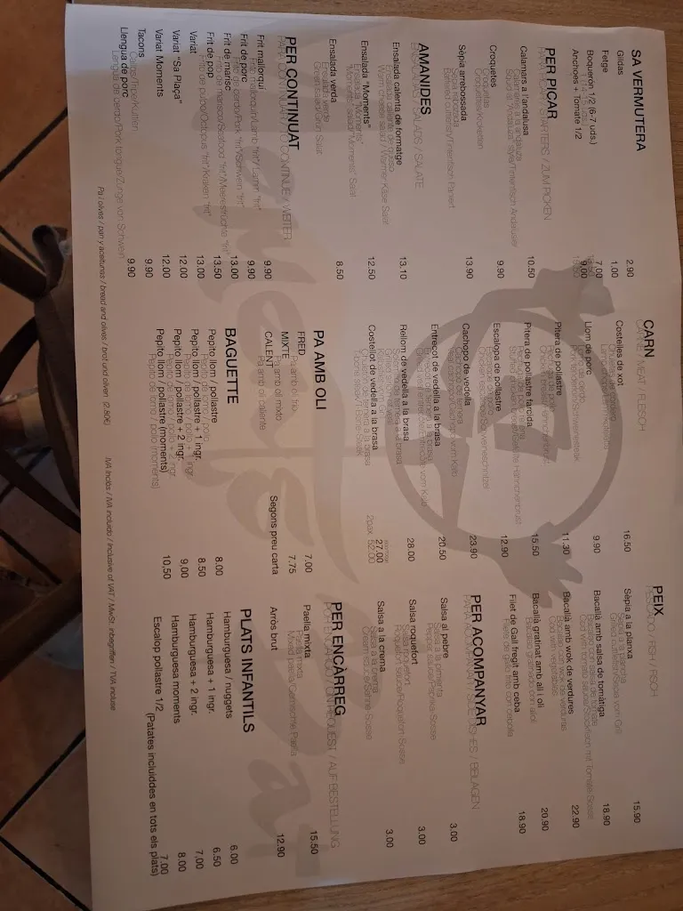 Menu_Restaurante Moments Bar_Sineu_image_1