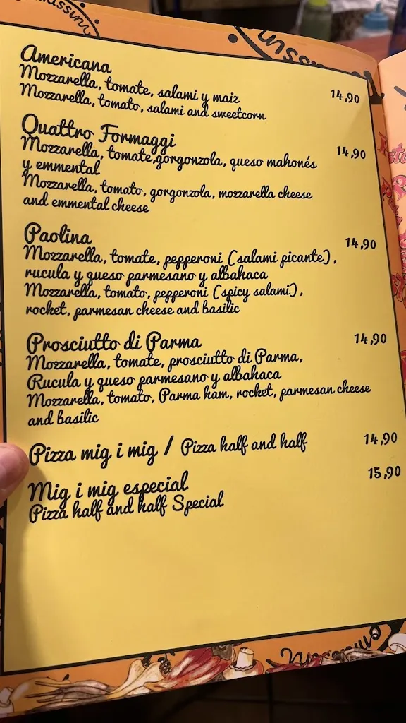 Menu_Tomassini Pizza & Pasta_Sineu_image_4
