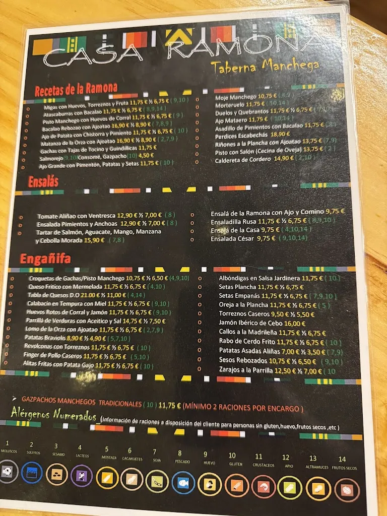 Menu_Taberna Manchega Casa Ramona_Arjona_image_2