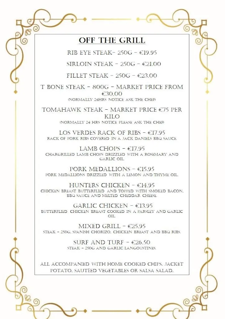 Menu_LOS VERDES GRILL HOUSE & CARVERY_Catral_image_1